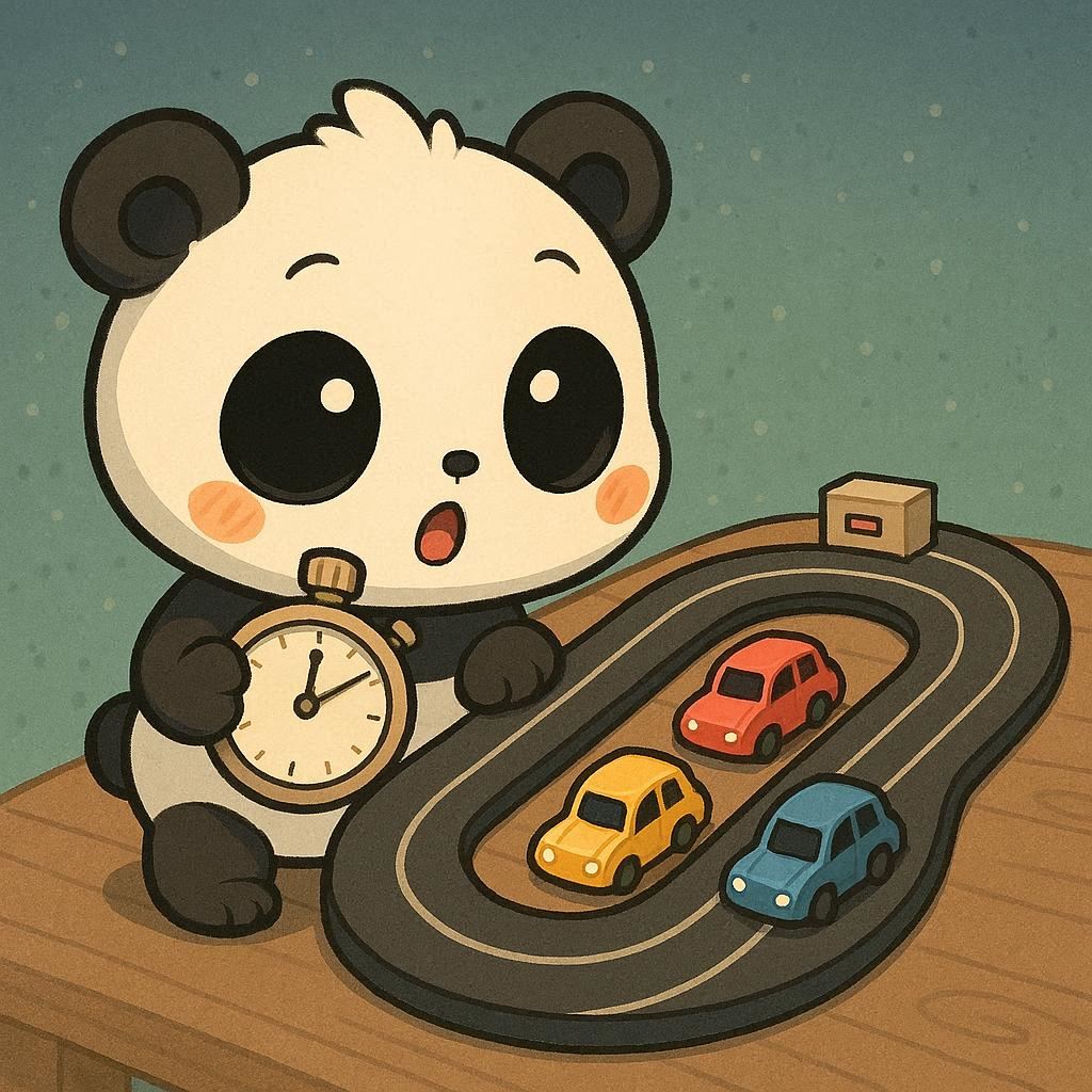 Panda dans la fontaine de Jouvence